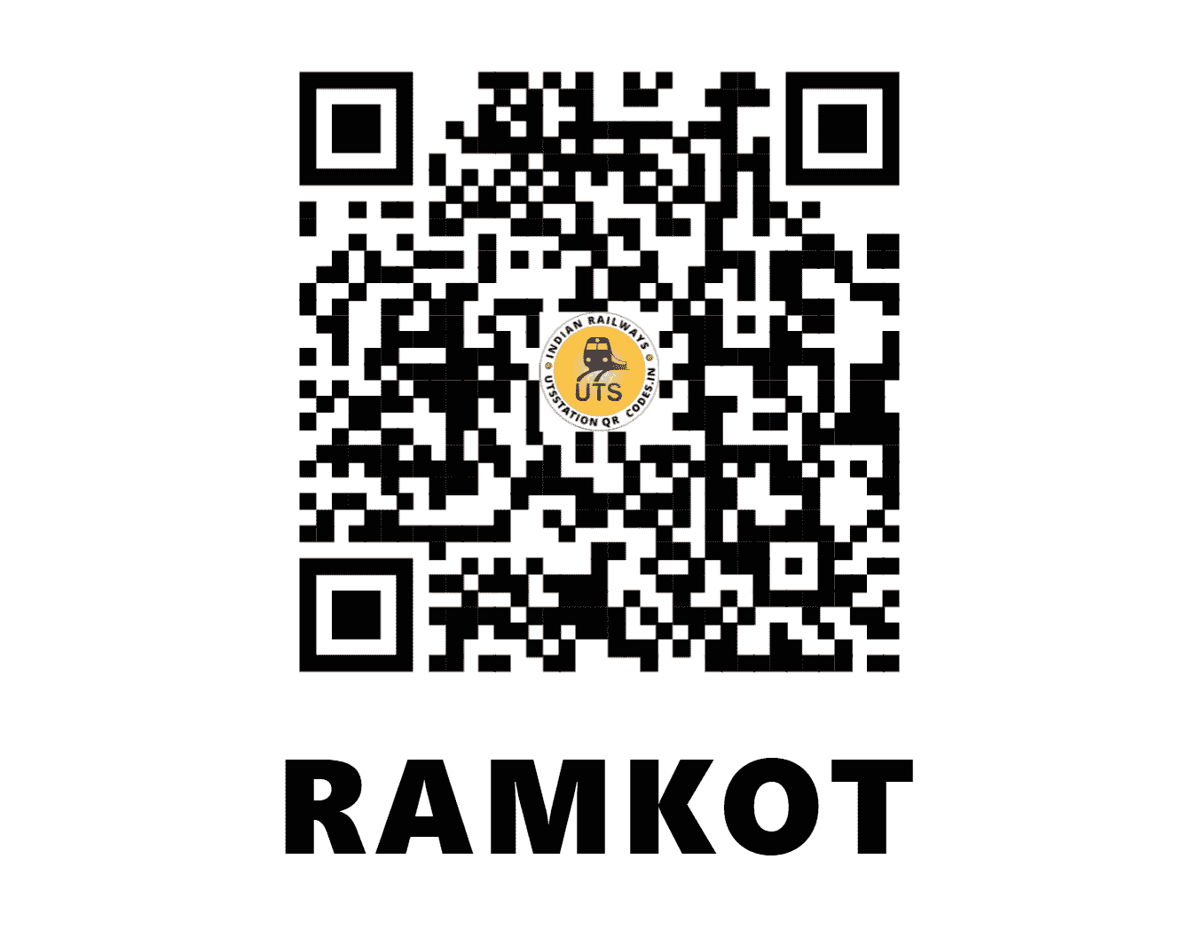UTS QR Code for RAMKOT - RAK (NR - UTTAR PRADESH)